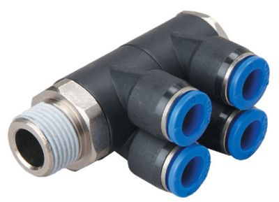 B-YVTEdk2 - Y-Verteiler-Einschraubverschraubung