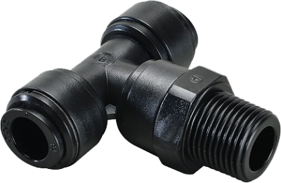 BF-TEdk-…-R-… - T-Einschraubverschraubung, drehbar, konisch, R-Gewinde