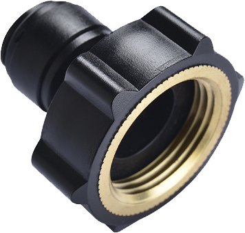 BF-GA-…-NH-… - Gerade Aufschraubverschraubung, zylindrisch, NH-Gewinde