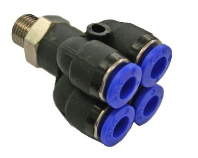 B-YE2-KU - Y-Einschraubverschraubung 2-fach