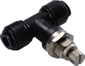 BF-DVTS - T-Drosselventil - Schalttafeleinbau