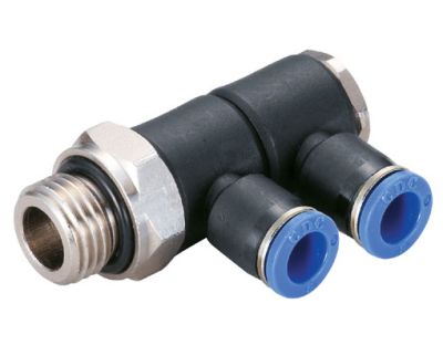 B-WVTEd2-KU - Winkel-Verteiler-Einschraubverschraubung