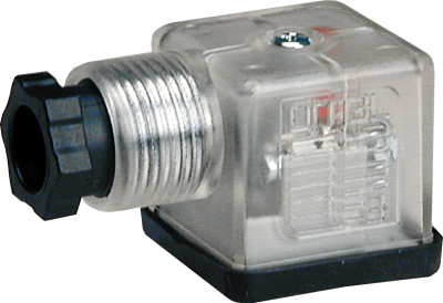 V-GST-A101-LED - Gerätesteckdose mit LED für Magnetspule - C3 u. C4