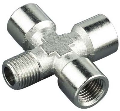 F-KEk-MSv - Kreuz-Stück - einschraubbar, konisch